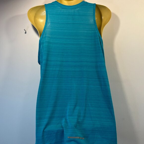 Nike Running Men's Turquoise Breathe Miler Tank Top - Size Large - Picture 4 of 4